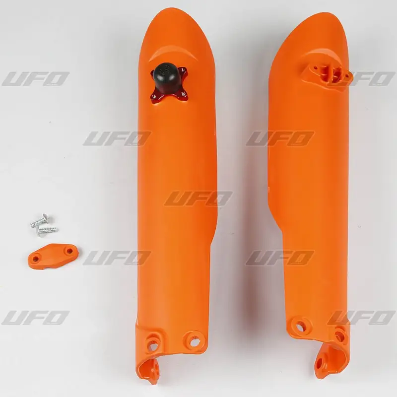 UFO kryty předních tlumičů KTM SX / SX-F 15-22, se zámkem barva oranžová Vysoce Kvalitní