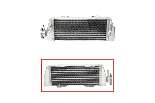 Levný PSYCHIC chladič KTM SX 125/144/150 98-06, EXC 125 98-06, SX 250 03-06 zesílený se standardní kapacitou levý (ks) (se zátkou)