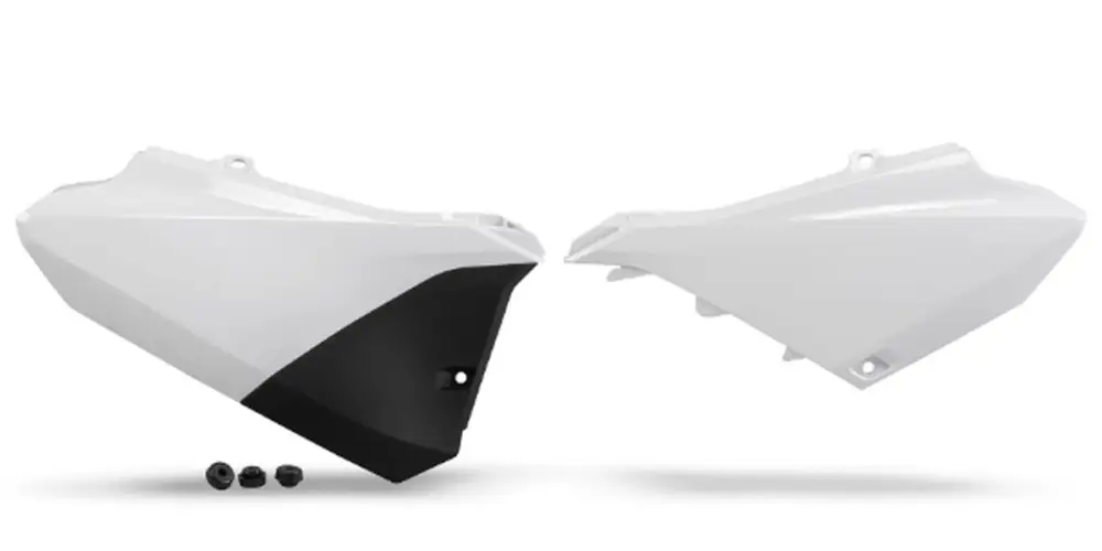 Ověřený UFO boční tabulky na startovací číslo YAMAHA YZ 85 22-26, barva bílá
