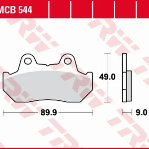 TRW ZF brzdové destičky KH069 KH069/2/3 organické HONDA CBX 125F 84-88, CN 250 HELIX 86-99, NSR 250/400R 85-86, CB 450 83-86, VF 500 84-87, CX 650 83, GL 650 GOLDWING 83-85, CBX 1000 81-83 přední HONDA CX 500E/TURBO 82-86 přední/zadní Oblíbený
