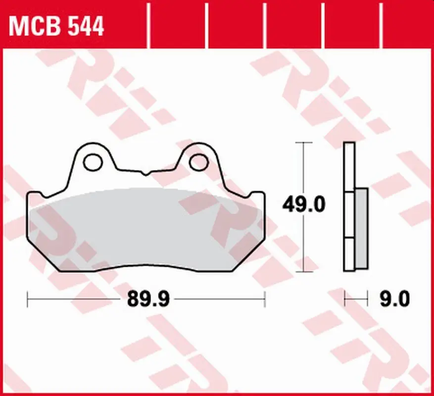 TRW ZF brzdové destičky KH069 KH069/2/3 organické HONDA CBX 125F 84-88, CN 250 HELIX 86-99, NSR 250/400R 85-86, CB 450 83-86, VF 500 84-87, CX 650 83, GL 650 GOLDWING 83-85, CBX 1000 81-83 přední HONDA CX 500E/TURBO 82-86 přední/zadní Oblíbený