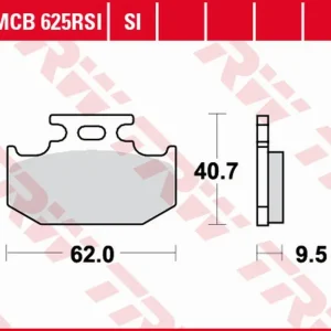 Dokud Zásoby Vydrží TRW ZF brzdové destičky KH152 sintrované OFFROAD závodní KAWASAKI KX 125/250/500 89-95, SUZUKI RM 125/250 89-95, RM-X 250 89-98, DR 350 90-99, YAMAHA YZ 125/250 90-96, WR 125 91-97, XT 250X 08-15, TT 600E 93-95 zadní