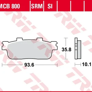 Poslední Šance TRW ZF brzdové destičky KH427 sintrované DAELIM QL 125 STEEZER 15-, VL 250 DAYSTAR 17-, PEUGEOT LXR 125 10-, SYM GTS 125/250 06-, JOYRIDE 125 08-, HD 200 04-17, JOYRIDE 200 07-, GTS 300 16-, zadní