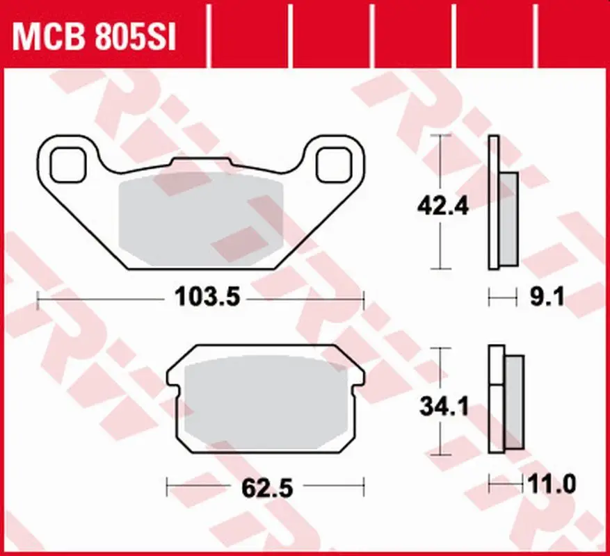 Omezená Nabídka TRW ZF brzdové destičky KH431 sintrované OFFROAD ADLY ATV 320 / 150 06-10, ATV 300 04-10, CPI XS 250 POWER QUAD 07-10, QUADZILLA BR/XRV 05-08, RL 300 BUGGIE 07-08, HURICANE 280/300/320 07-, HURICANE 500 08-, zadní