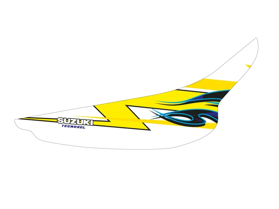 BLACKBIRD potah sedla SUZUKI RM125/250 01-08 REPLICA TEAM SUZUKI 2003 Autentický