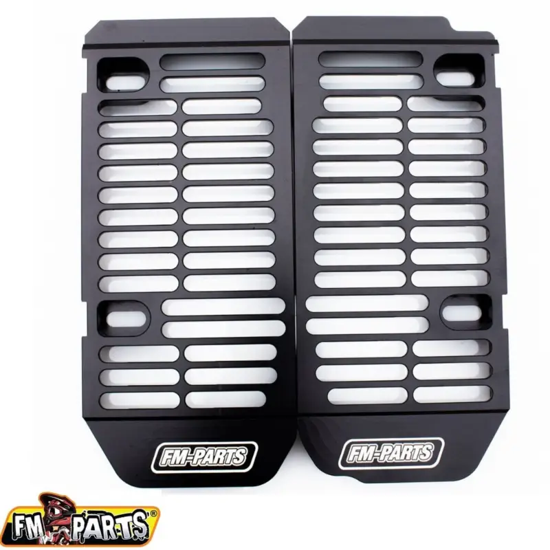 FM-PARTS kryty chladiče (mřížka) hliník RIEJU MR 21-23 barva černá Bezpečná Platba