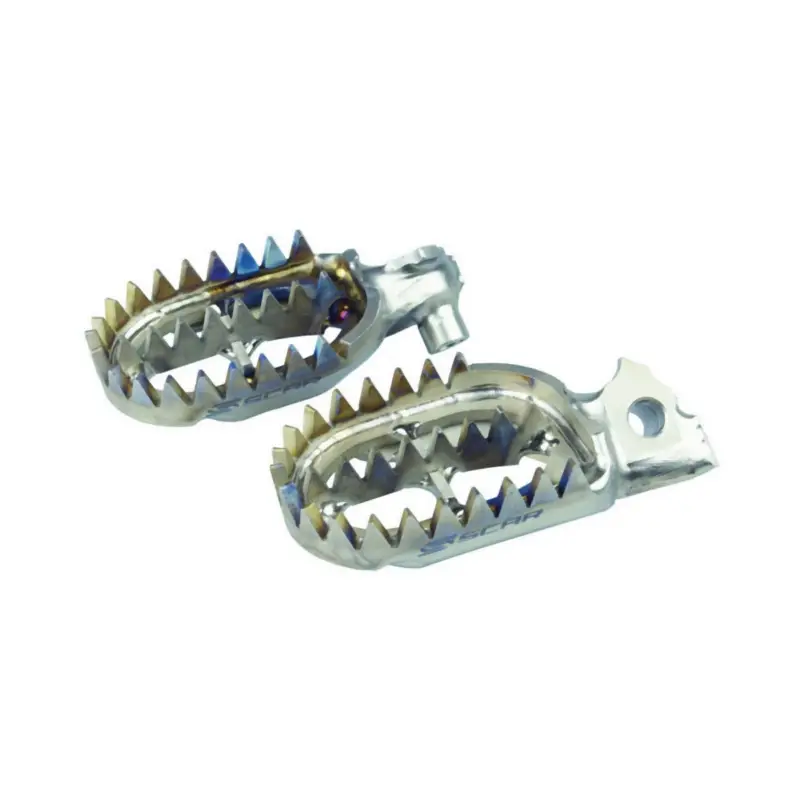 Aktuální SCAR RACING stupačky řidiče titanové GRIPPER HONDA CRF 250R 04-25, CRF 450R 02-25