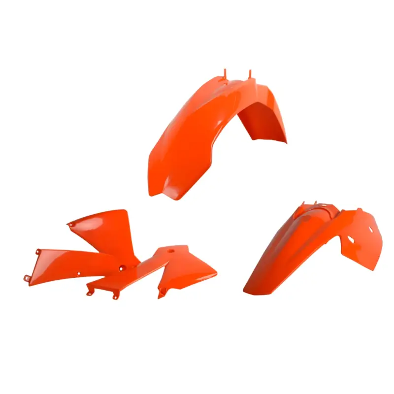 Výprodej POLISPORT kompletní sada plastů KTM EXC/EXC-F 04 barva oranžová OEM