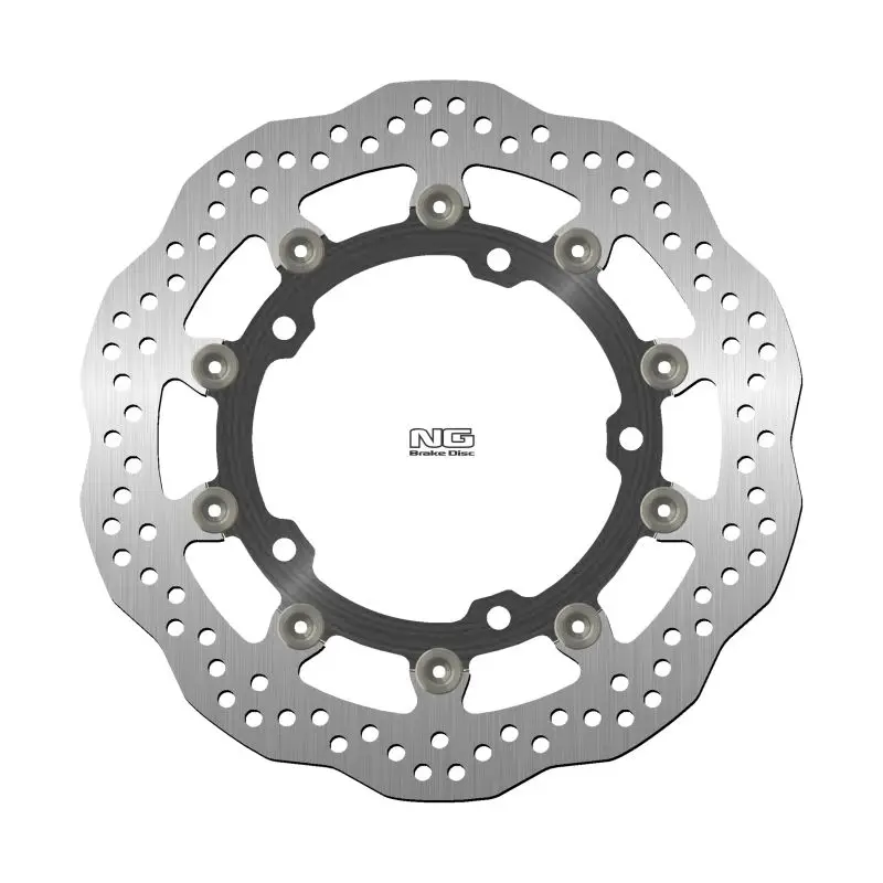 Odeslání Ihned NG přední brzdový kotouč KAWASAKI NINJA 400 / Z 400 18-22, ZX-25R 21-22 (310X141,75X5mm) (5X10,25mm) WAVE (střed hliníkový)