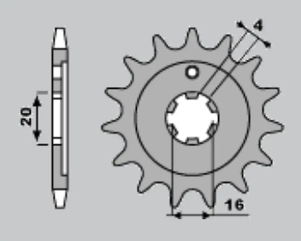 Vrácení Zdarma JR řetězové kolo přední 555 14 YAMAHA DT 80 LC1/LC2 83-95