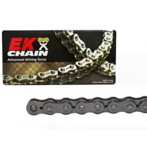 Expresní Doručení EK hnací řetěz EK520MVXZ2 124 QX-RING (do 1000ccm) (124 článků) vyrobeno v Japonsku nýtovací spojka