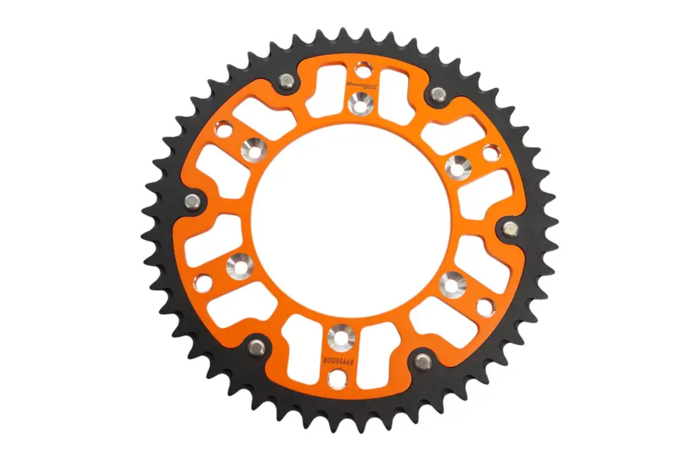 GROSSKOPF rozeta zadní DUAL RING / STEALTH (ocel-hliník) 899 51 (89951) KTM/HUSQVARNA/HUSABERG/GASGAS barva oranžová (JTA897.51) (řetěz 520) Nízká Cena