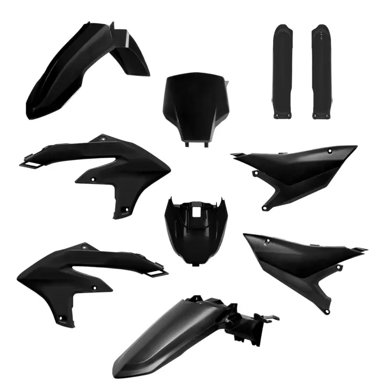 Nakupujte Hned POLISPORT kompletní sada plastů (FULL KIT) YAMAHA YZ 450F 26 v sadě tabulka přední (8681600003) a kryty tlumičů (8352300003) barva černá