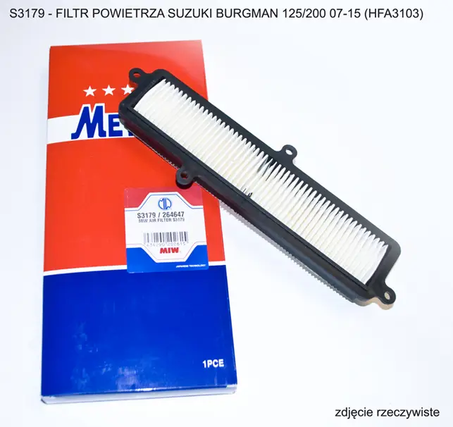 Časově Omezené MIW/MEIWA vzduchový filtr SUZUKI BURGMAN 125/200 07-15 (HFA3103)