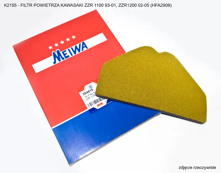 MIW/MEIWA vzduchový filtr KAWASAKI ZZR 1100 93-01, ZZR1200 02-05 (HFA2909) Dokud Zásoby Vydrží