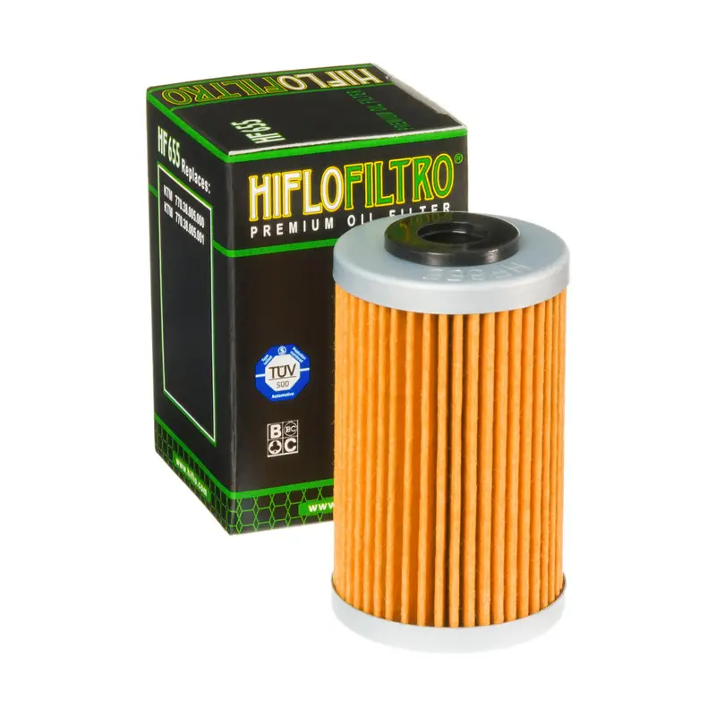 Speciální Cena HIFLO olejový filtr HF 655 SXF/EXCF 250 '06-'12, EXC450/500, HUSABERG '09-'12 (50)