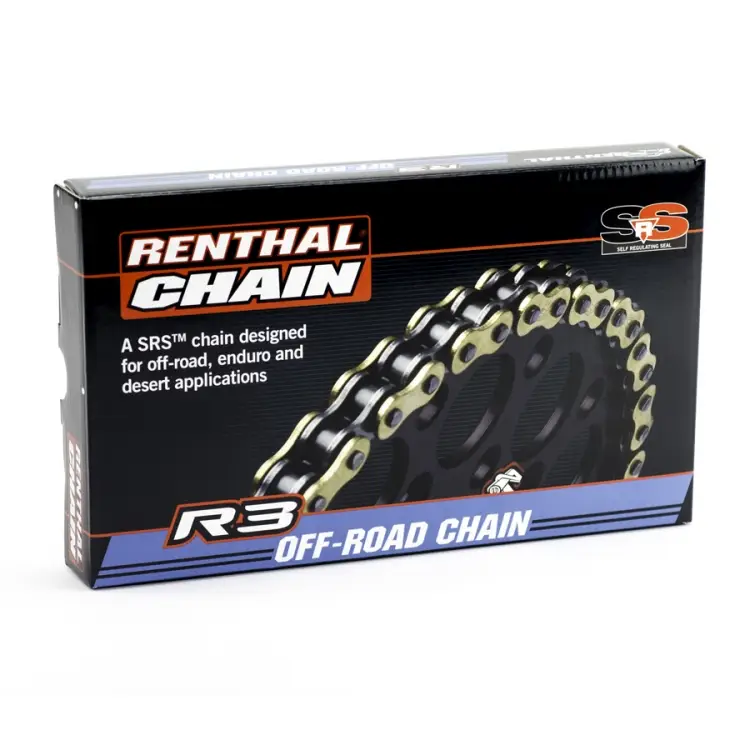 RENTHAL hnací řetěz R3-3 SRS-RING OFF-ROAD 520-118L článků Rychlé Dodání