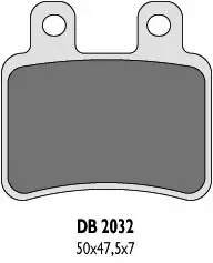 DELTA BRAKING brzdové destičky KH350 - nahrazuje DB2032MX-D Originální