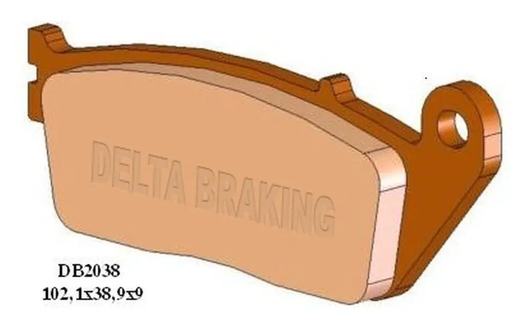 DELTA BRAKING brzdové destičky KH14 / KH226 přední BMW C 600/650 12-22, CAGIVA NAVIGATOR 1000 00-05, HONDA CBR 250 11-22, CB 300 15-20, CB 600 98-13, NTV 650 88-97, CBF 1000 06-15, KAWASAKI KLE 650 VERSYS 15-22 Hit Sezóny
