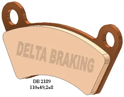 DELTA BRAKING brzdové destičky KH482 - nahrazuje DB2189QD-D a DB2189MX-D Nová Kolekce