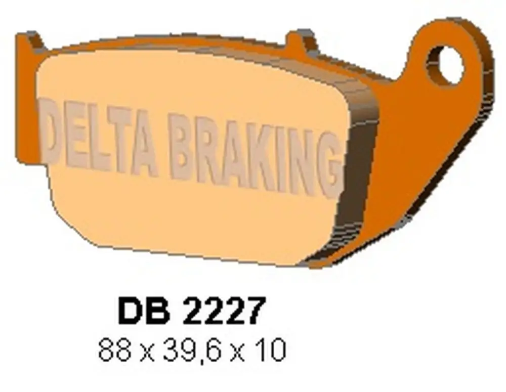 Tovární Cena DELTA BRAKING brzdové destičky KH629 HONDA CBR 125 11-, CB 125 R / 300 R 18-, CRF 250 L 13-17, SUZUKI GSX-R / S 18-, zadní - nahrazuje DB2227MX-D a DB2227QD-D