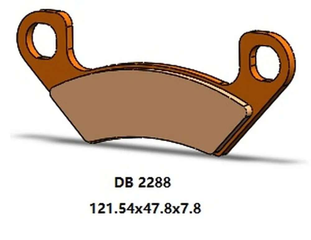 Přímo Od Výrobce DELTA BRAKING brzdové destičky KH742 zadní ARCTIC CAT PROWLER 812 PRO 19-21, WILDCAT 1000 19-21, CUSHMAN HAULER DIESEL 19-20