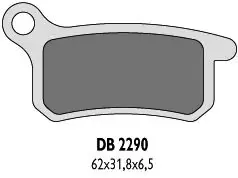 DELTA BRAKING brzdové destičky KH357 KTM SX65/85 zadní - nahrazuje DB2290MX-N a DB2290QD-N Vrácení Zdarma