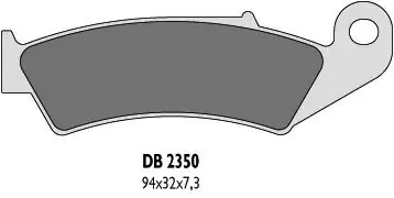 Ověřený DELTA BRAKING brzdové destičky KH125