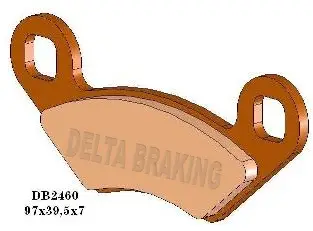 DELTA BRAKING brzdové destičky KH159 POLARIS - nahrazuje DB2460MX-D a DB2460QD-D Časově Omezené