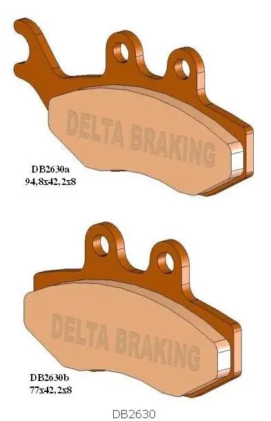 Objednat Nyní DELTA BRAKING brzdové destičky KH194 - nahrazuje DB2630MX-D a DB2630QD-D