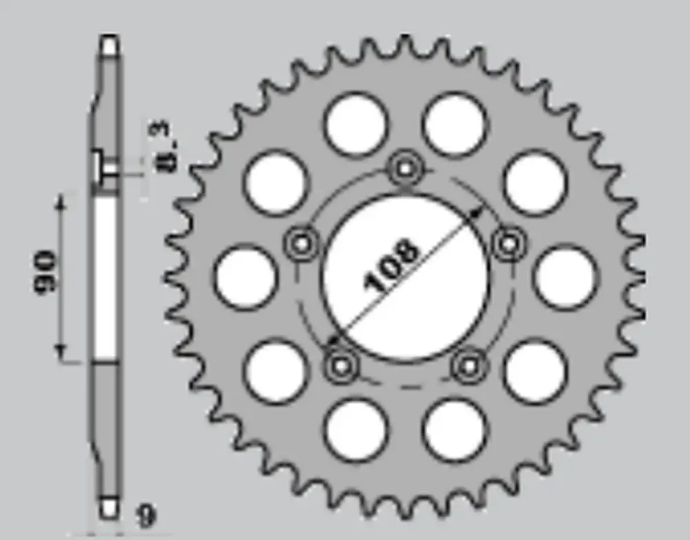 Víkendová Akce JR rozeta 1026 38 DUCATI 750 PASO 86-90, 906 PASO 90-93
