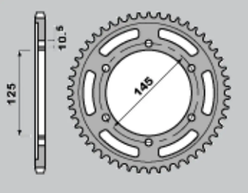 JR zadní řetězové kolečko 865 43 YAMAHA FZ 750 87-91 (JTR865.43) (řetěz 530) Oblíbený