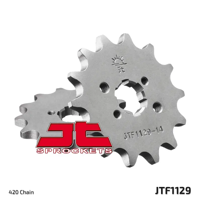 JT řetězové kolo přední 2153 15 APRILIA RS/RX 50 '06-'11, DERBI 50 GPR/SENDA (215315JT) (řetěz 420) - nahrazuje JTF1128.15 i JTF1127.15 Cenový Hit