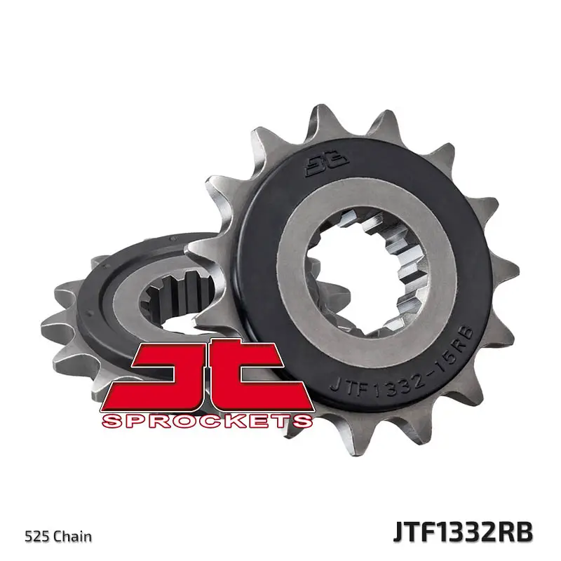 JT řetězové kolečko přední 2047 15 s gumou HONDA CB 750F2 '92-'00 (204715JTRB) (řetěz 525) Super Cena