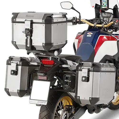 KAPPA boční nosič kufru rychlomontáž MONOKEY HONDA CRF 1000L AFRICA TWIN (16-17) - také pod kufry MONOKEY KMS K'MISSION ALU Nová Kolekce