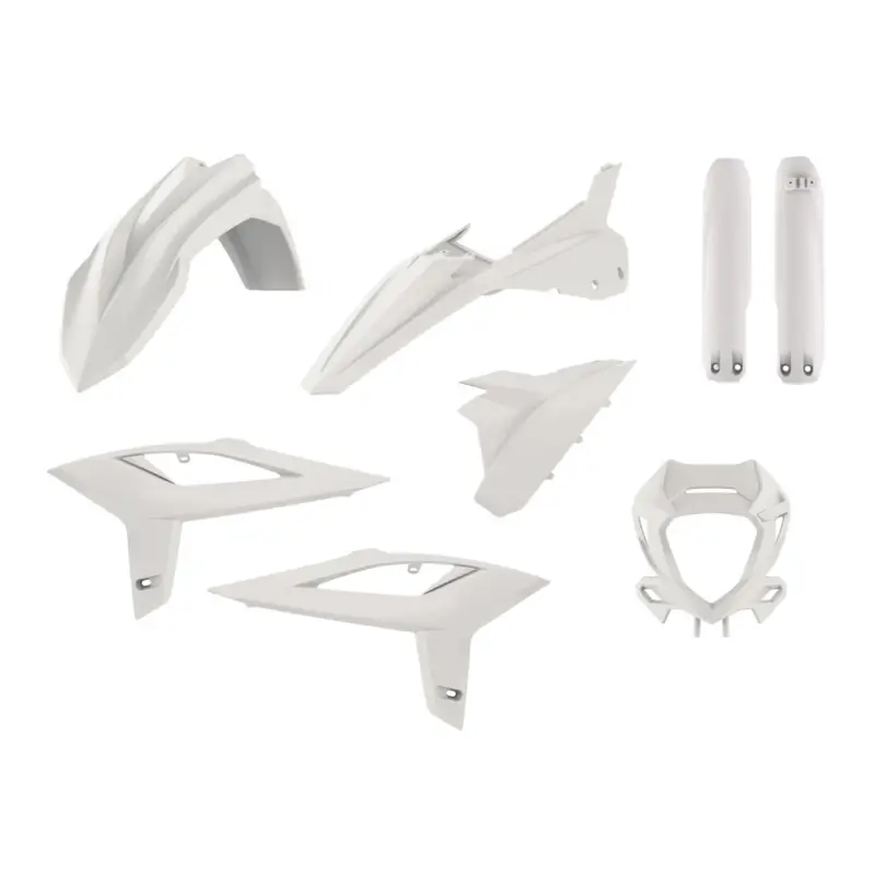 POLISPORT kompletní sada plastů (FULL KIT) BETA RR 2T/4T 20-22 v sadě kryt světla (8667300001) a kryty tlumičů (8425700001) barva bílá OEM Super Cena