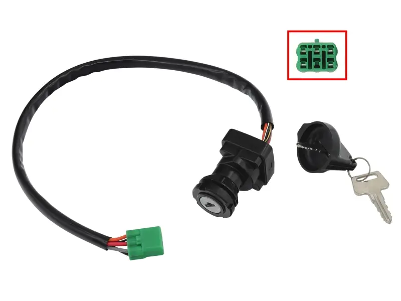 Nejlepší Volba BRONCO spínač zapalování SUZUKI LT-A/F 400 02-08, LT-F 400F 02-20, LT-A 500X 09-18, LT-A 750X 16-18 (37110-38F00;37110-38F01)
