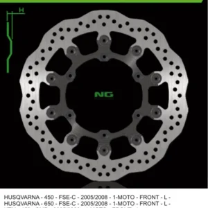 Cenově Výhodný NG přední brzdový kotouč HUSABERG FS 570 10-11, FS 450 05-08, KTM SMR 450 04-14, SMR 525 / 560 05-08 (310X127X5mm) (6X6,5mm) WAVE
