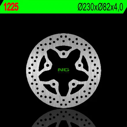 Cenově Výhodný NG brzdový kotouč zadní KAWASAKI ZXR 750 91-95, ZX 7R 96-99, ZX 9R 94-97, GTR 1000 86-93, ZR 1100 96-98 (230X82X4) (5X10,5)
