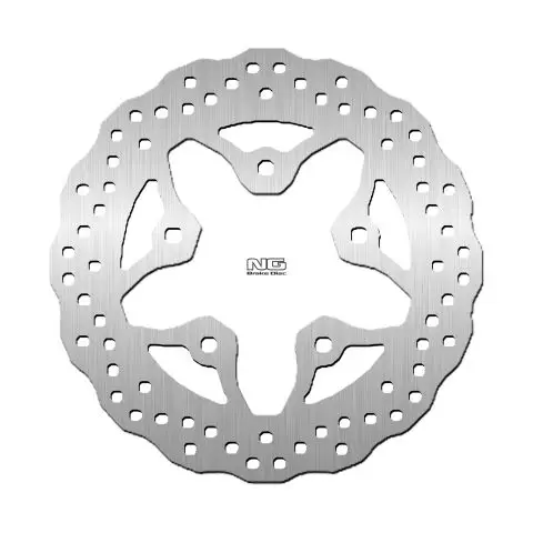 NG brzdový kotouč zadní KAWASAKI ZXR 750 91-95, ZX 7R 96-99, ZX 9R 94-97, GTR 1000 86-93, ZR 1100 96-98 (230X82X4mm) (5X10,5mm) WAVE Novinka
