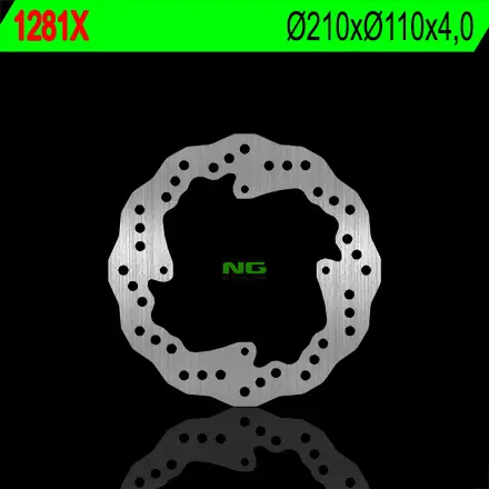 NG brzdový kotouč zadní KTM SX 85 11-20 (210X110X4) KTM 250/350 FREERIDE 12-17 WAVE Zlevněný