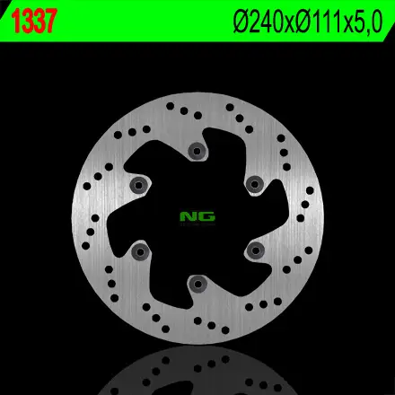 NG brzdový kotouč zadní KTM SMC 690 R 07-14, ENDURO 690 08-22, LC8 950/990 ADVENTURE 02-05 (240X111X5mm) (6X6,25mm) Akční Nabídka