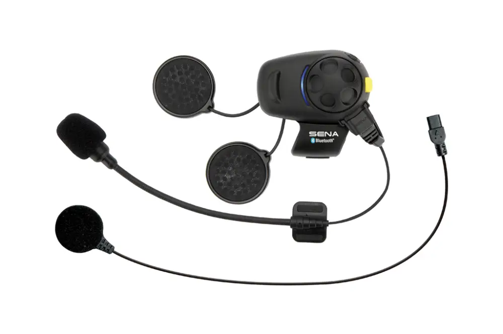 Novinka SENA interkom motocyklový SMH5FM BLUETOOTH 3.0 do 700M s FM rádiem a univerzální sadou mikrofonů ( 2 sady ) (EL) - nahrazuje SMH5D-FM-UNIV