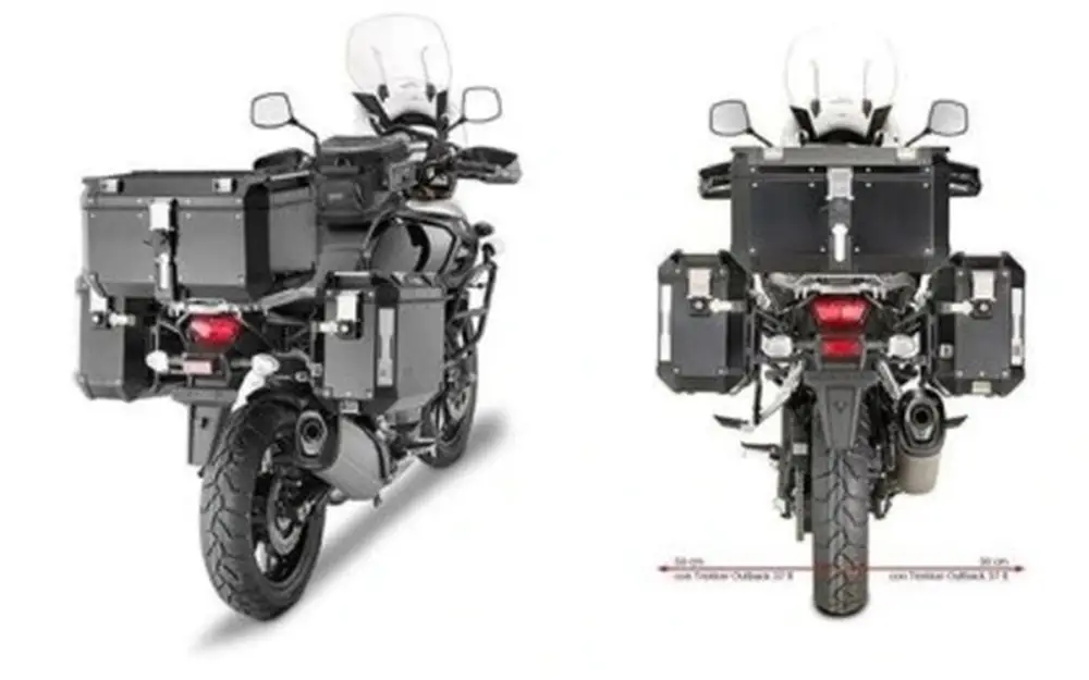 Omezená Nabídka KAPPA boční nosič kufrů MONOKEY CAM SIDE SUZUKI DL 1000 V-STROM 14-19, - pod kufry KFR KFORCE a KVG KVOYAGER ALU